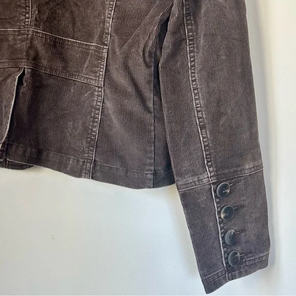 Caslon Brown Corduroy Blazer Jacket - Size: Large - Picture 4 of 6